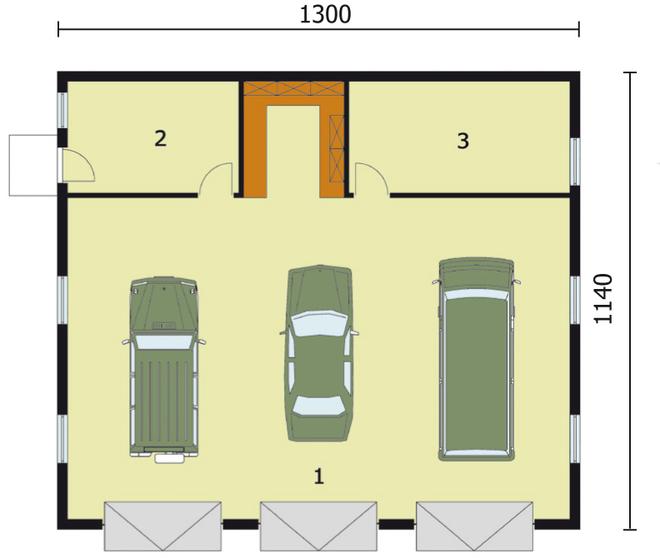 Budynek gospodarczy / Garaż G164