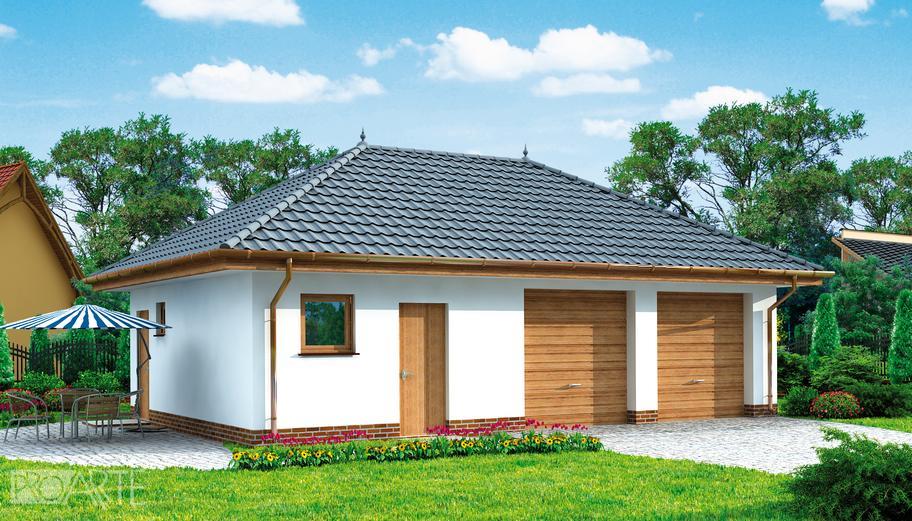 Garaż / Budynek gospodarczy G195 (drewniany)