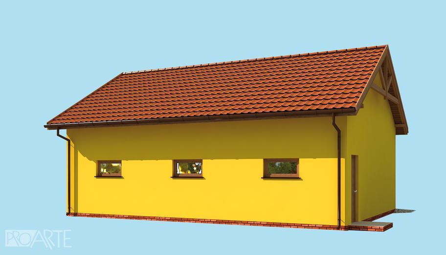 Garaż / Budynek gospodarczy G197 (drewniany)