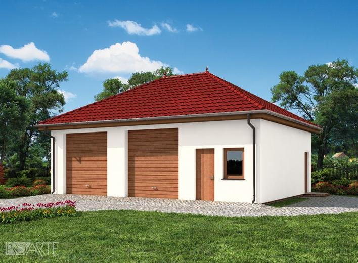 Garaż / Budynek gospodarczy G199 (drewniany)