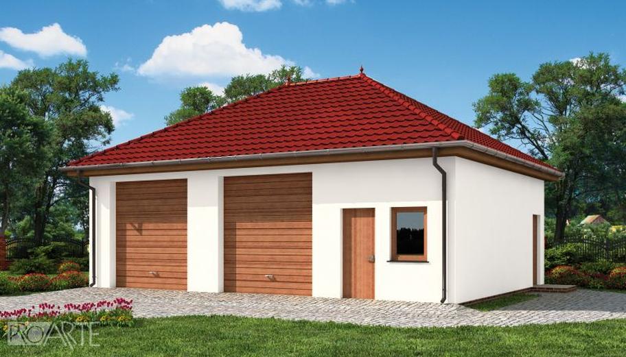 Garaż / Budynek gospodarczy G199 (drewniany)