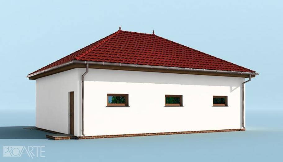 Garaż / Budynek gospodarczy G199 (drewniany)