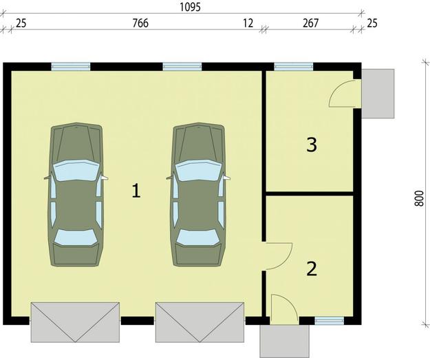 Garaż / Budynek gospodarczy G199