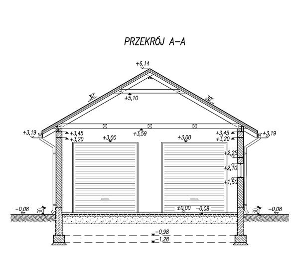 Garaż / Budynek gospodarczy G200