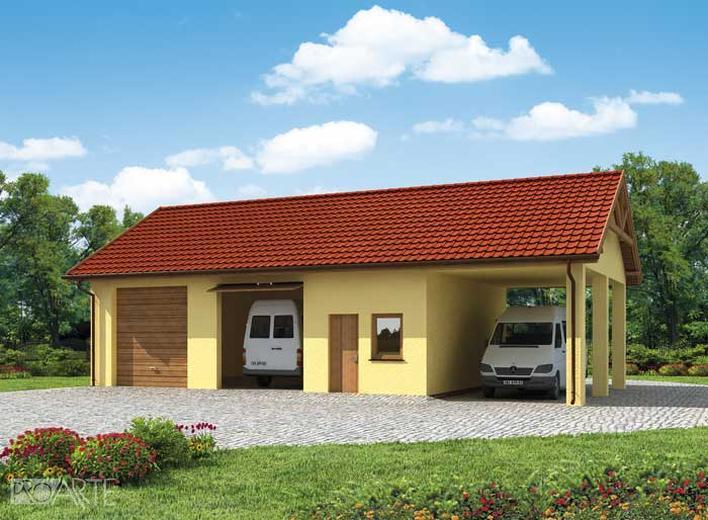 Budynek gospodarczy / Garaż G210