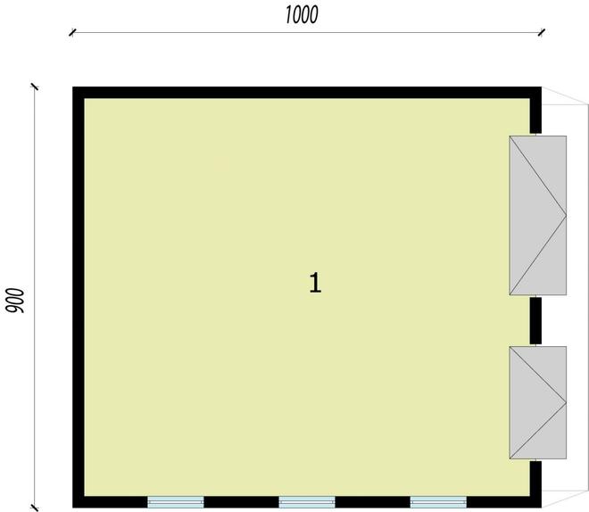 Garaż / Budynek gospodarczy G214 