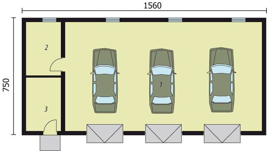 Budynek gospodarczy / Garaż G218
