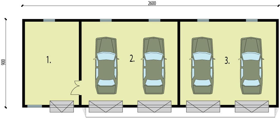 Budynek gospodarczy / Garaż G224