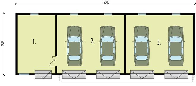 Budynek gospodarczy / Garaż G224