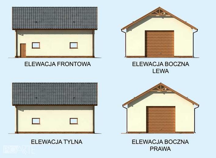 Budynek gospodarczy / Garaż G228A