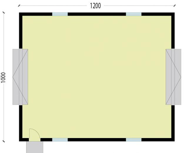 Budynek gospodarczy / Garaż G228A