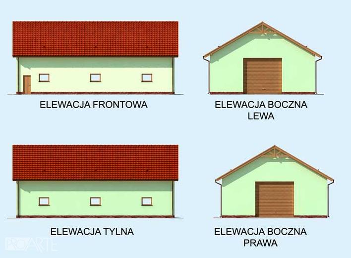 Budynek gospodarczy / Garaż G229A