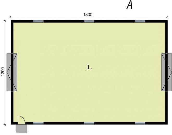 Budynek gospodarczy / Garaż G229A