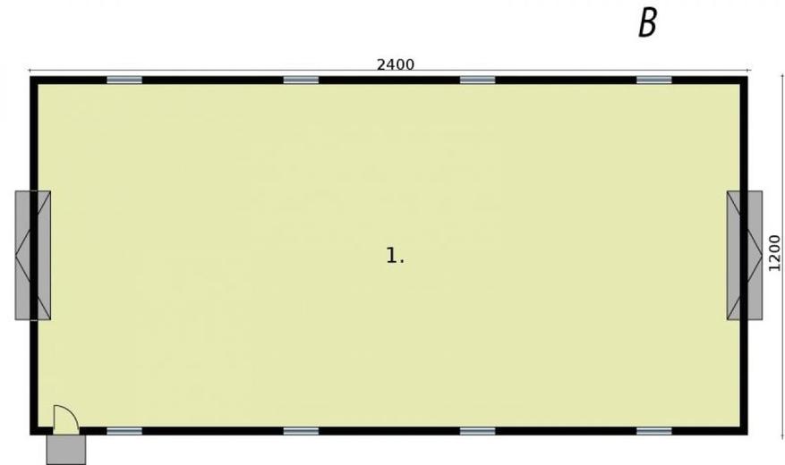 Budynek gospodarczy / Garaż G229B