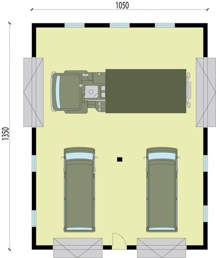 Budynek gospodarczy / Garaż G234