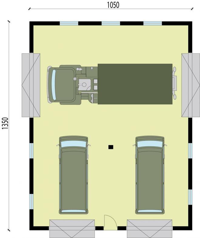 Budynek gospodarczy / Garaż G234