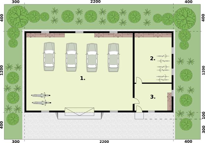 Budynek gospodarczy / Garaż G236