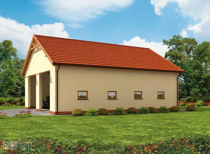 Budynek gospodarczy / Garaż G243