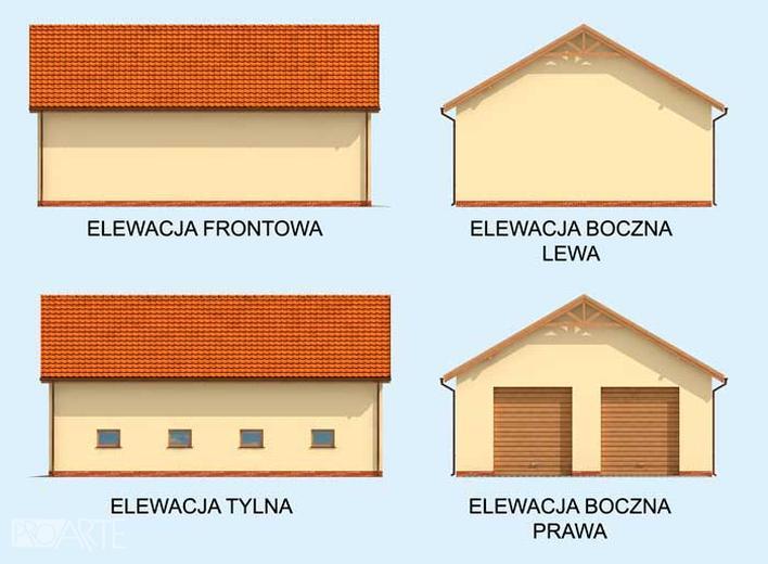 Budynek gospodarczy / Garaż G243