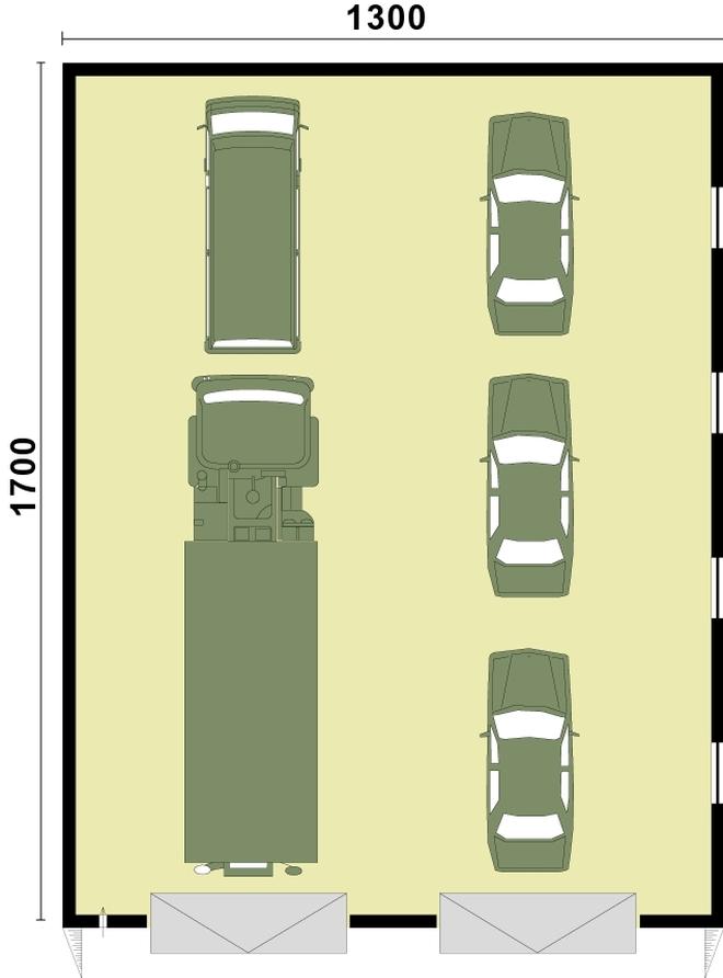 Budynek gospodarczy / Garaż G243