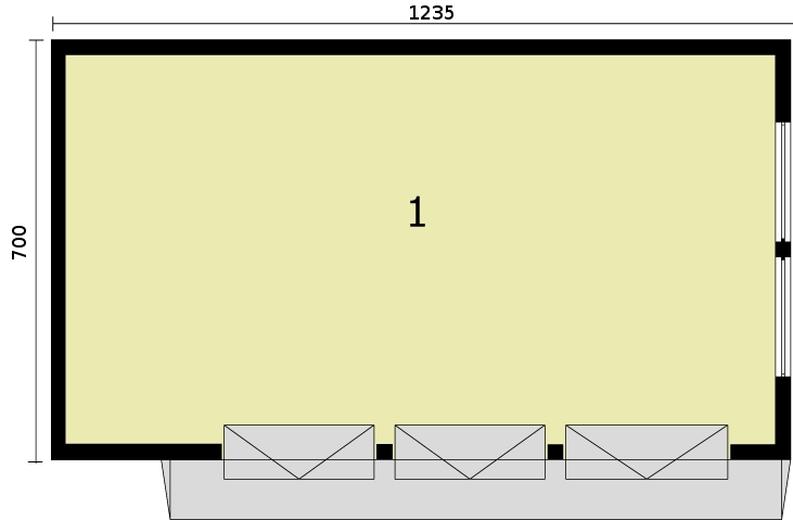 Garaż / Budynek gospodarczy G261