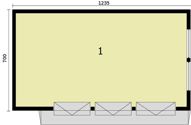 Garaż / Budynek gospodarczy G261