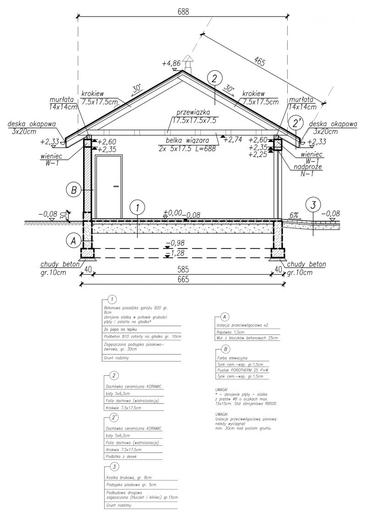 Garaż / Budynek gospodarczy G264A