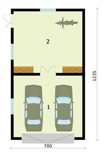 Garaż / Budynek gospodarczy G272