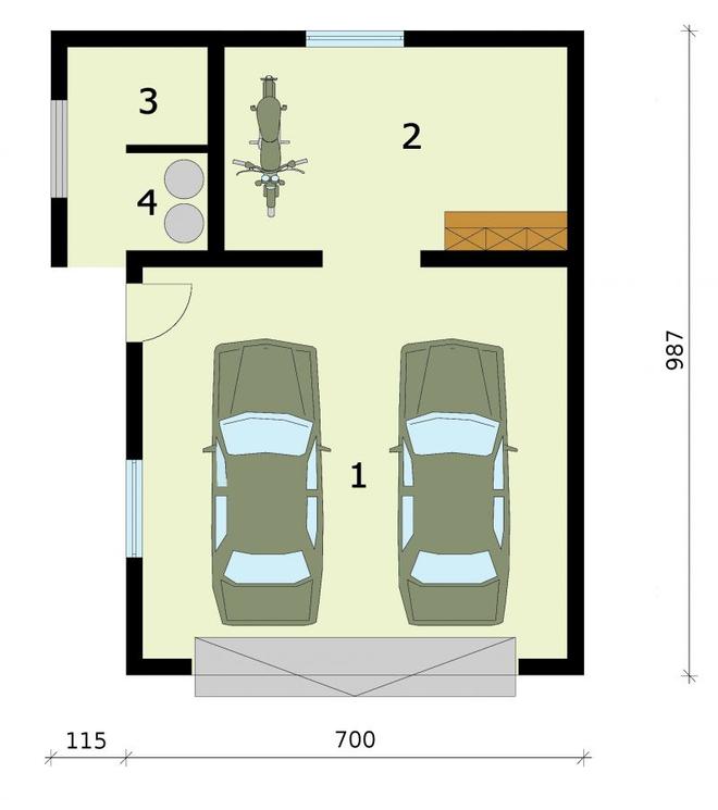 Garaż / Budynek gospodarczy G274