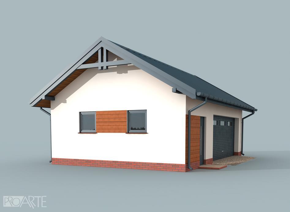 Garaż / Budynek gospodarczy G292 (drewniany)