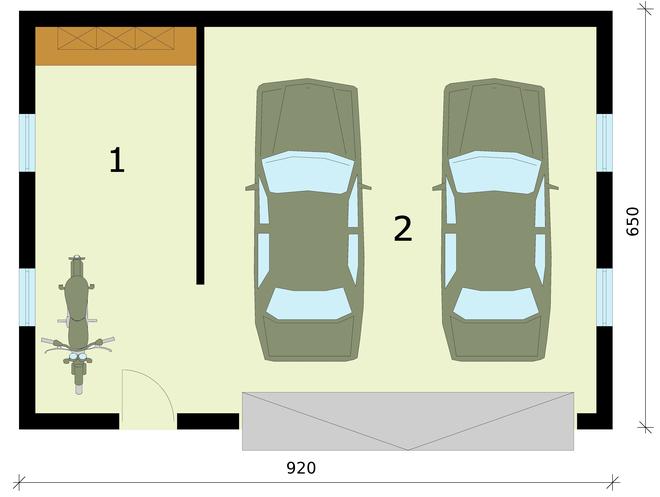 Garaż / Budynek gospodarczy G293 