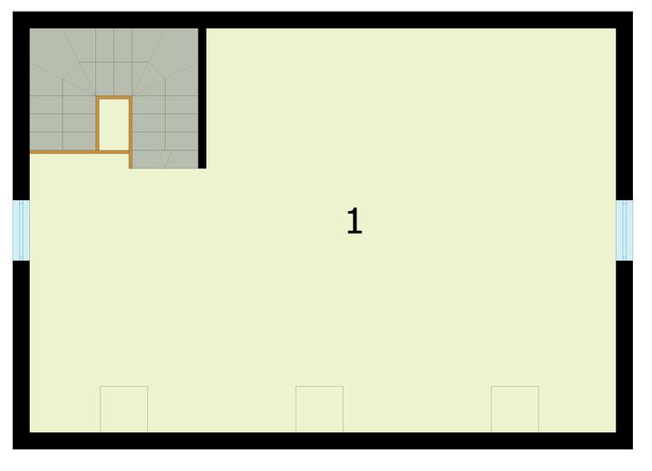 Garaż / Budynek gospodarczy G295 (drewniany)