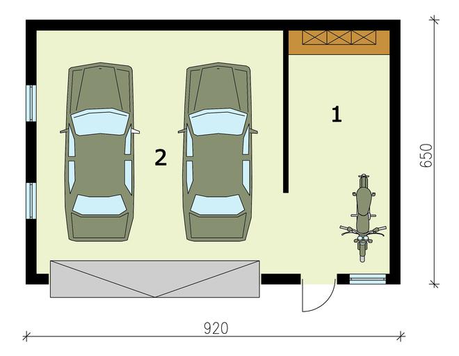 Garaż / Budynek gospodarczy G296