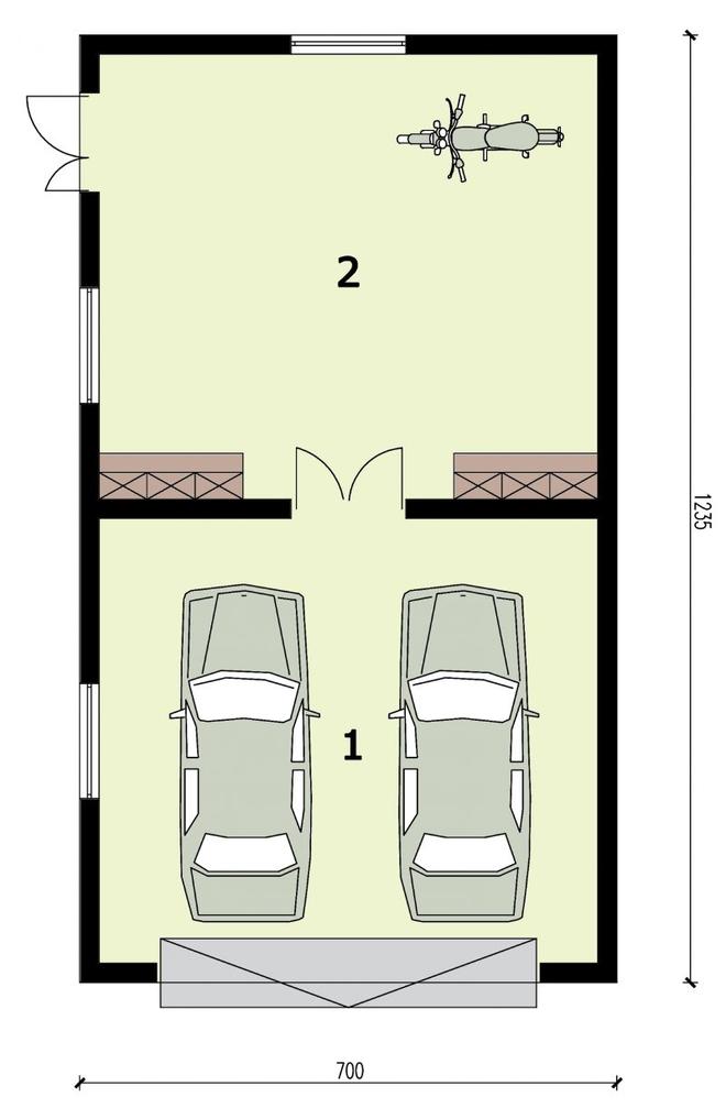 Garaż / Budynek gospodarczy G318