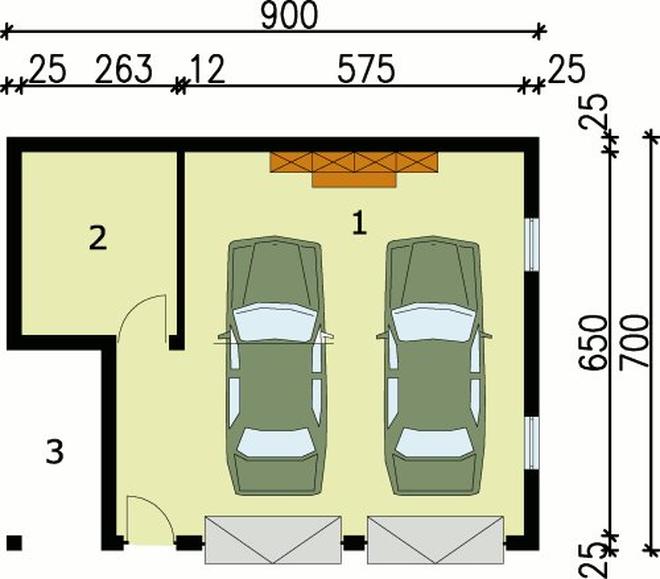 Garaż / Budynek gospodarczy G33