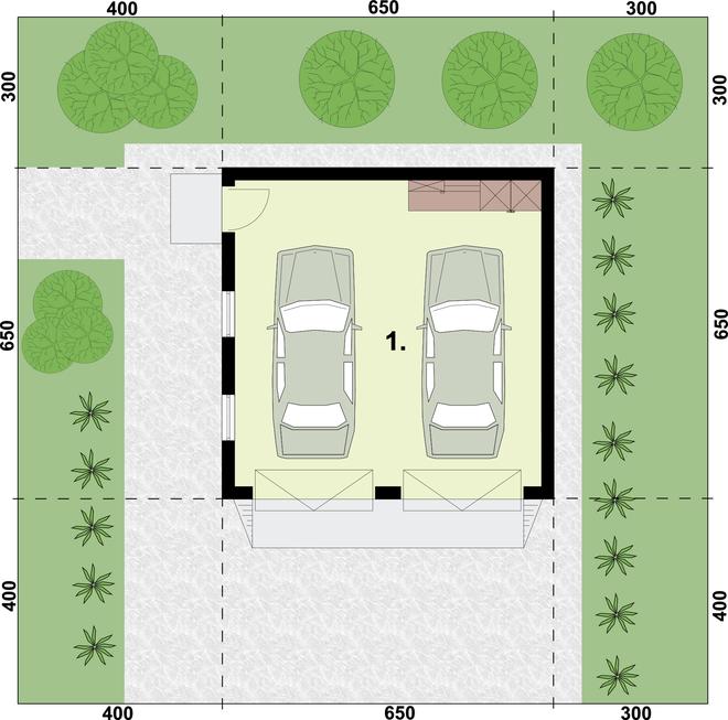 Garaż / Budynek gospodarczy G330C 