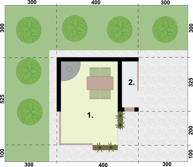 Budynek wiaty rekreacyjnej G331