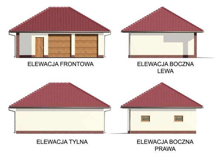 Garaż / Budynek gospodarczy G33 (drewniany)