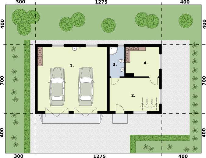 Garaż / Budynek gospodarczy G342