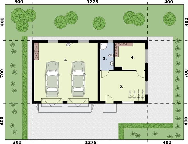 Garaż / Budynek gospodarczy G342