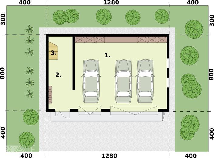 Garaż / Budynek gospodarczy G355