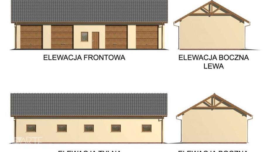 Budynek magazynowo-garażowy / Gospodarczy / Garaż G49