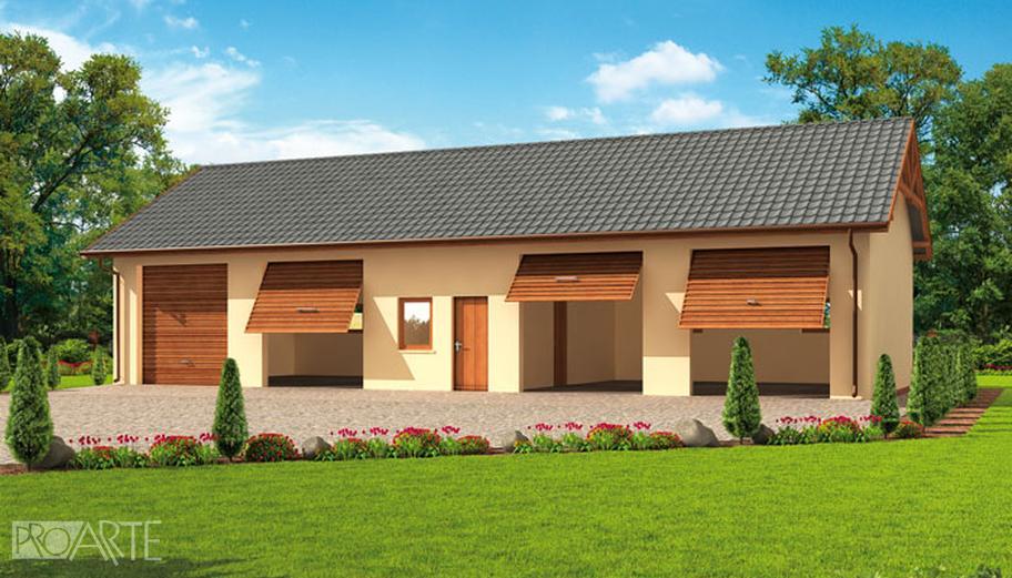 Budynek magazynowo-garażowy / Gospodarczy / Garaż G49