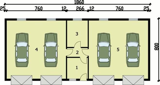 Budynek magazynowo-garażowy / Gospodarczy / Garaż G49