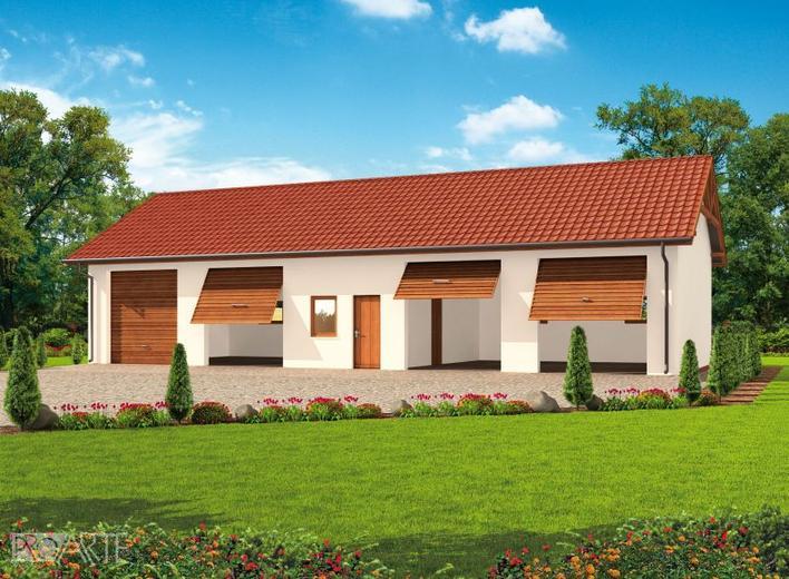 Budynek gospodarczy / Garaż G49 (drewniany)