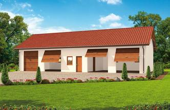 Budynek gospodarczy / Garaż G49 (drewniany)