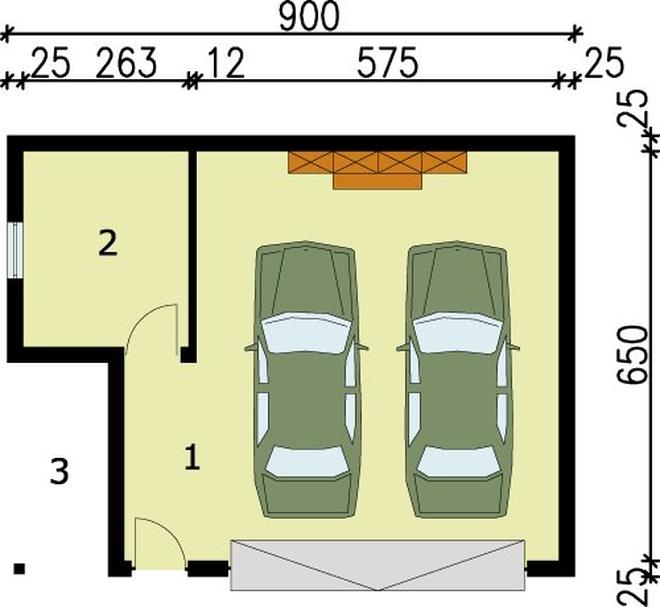 Garaż / Budynek gospodarczy G58 