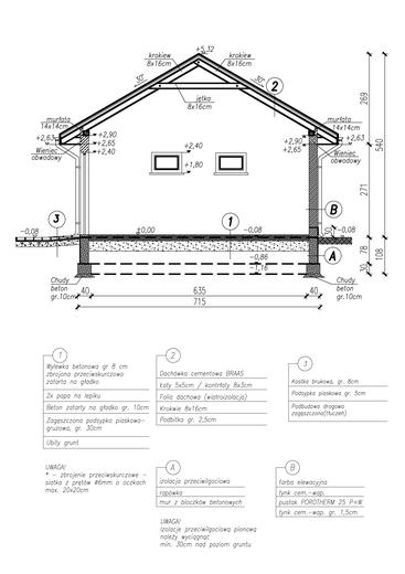 Garaż / Budynek gospodarczy G68 