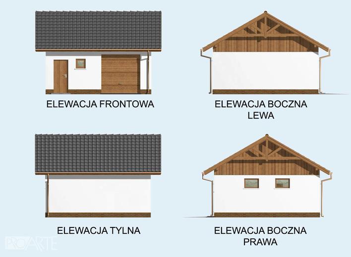Garaż / Budynek gospodarczy G73B