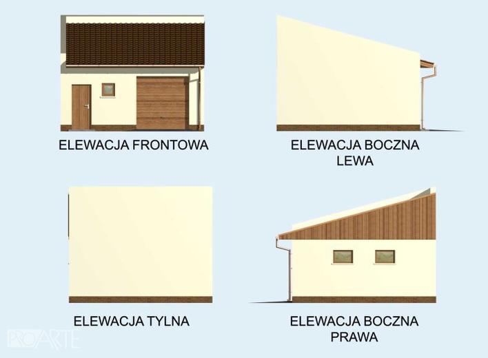 Garaż / Budynek gospodarczy G75